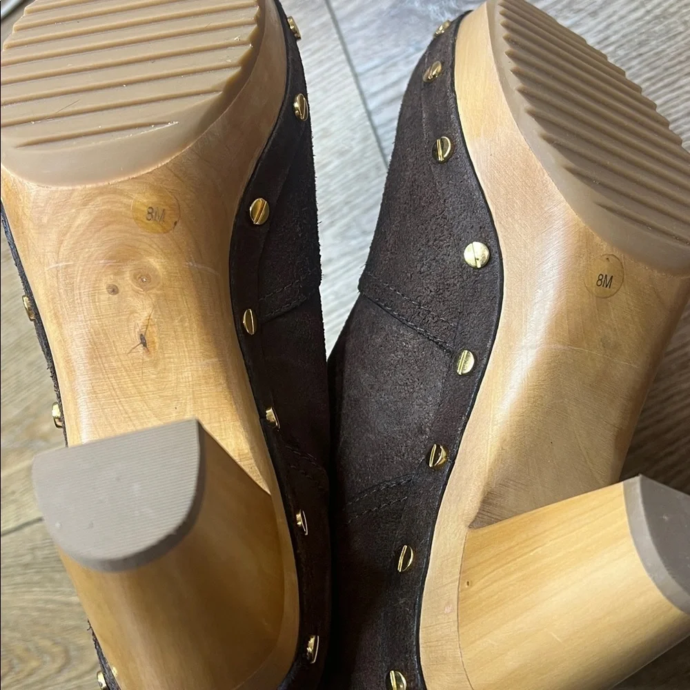NWOB Tory Burch Ginevra Brown Suede Ankle Boots Size 8M